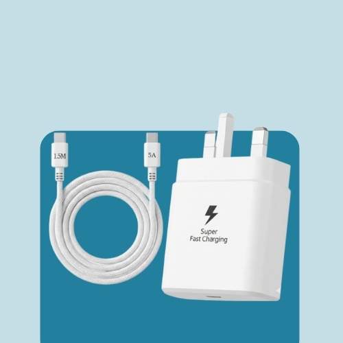 45W Super Fast Charger with 1.5M Cable (White)